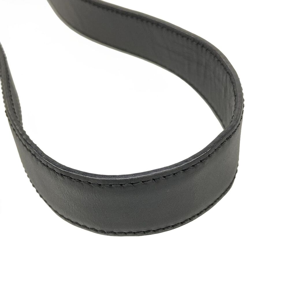 Celine Macadam/Circle Logo Shoulder Bag Black Brown PVC Leather - Picture 13 of 15